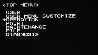 top menu