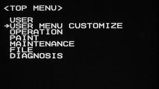 top menu